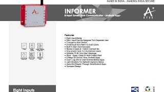 Famous Active Informer Eight Input Zone GSM Communicator - English Profile