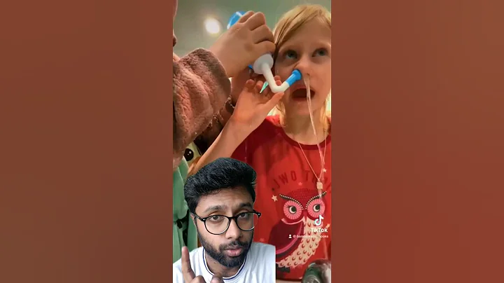 Satisfying Nasal irrigation #doctorreacts #shorts #nasal  #nasalirrigation