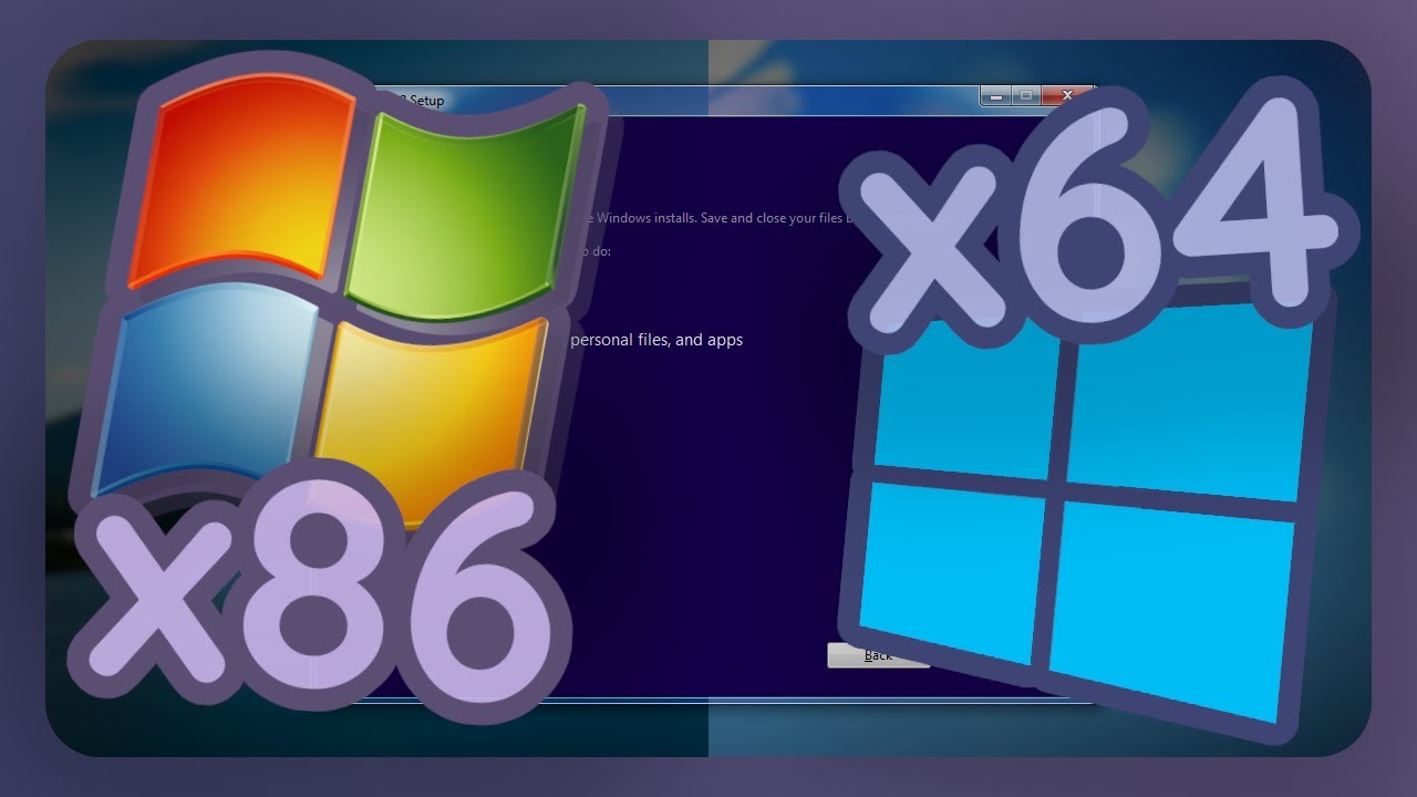Upgrading x86 Windows to x64 (in true fashion!) - YouTube