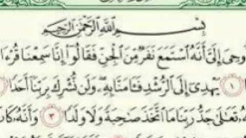 سورة الجن القارئ من اجمل اصوات/عبد الرحمن مسعد /Quran kareem surh aljinn❤❤