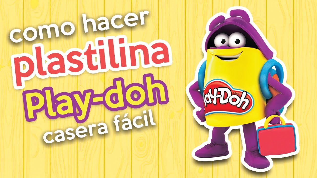 Plastilina Casera NO TÓXICA para niños - Como hacer plastilina con harina 