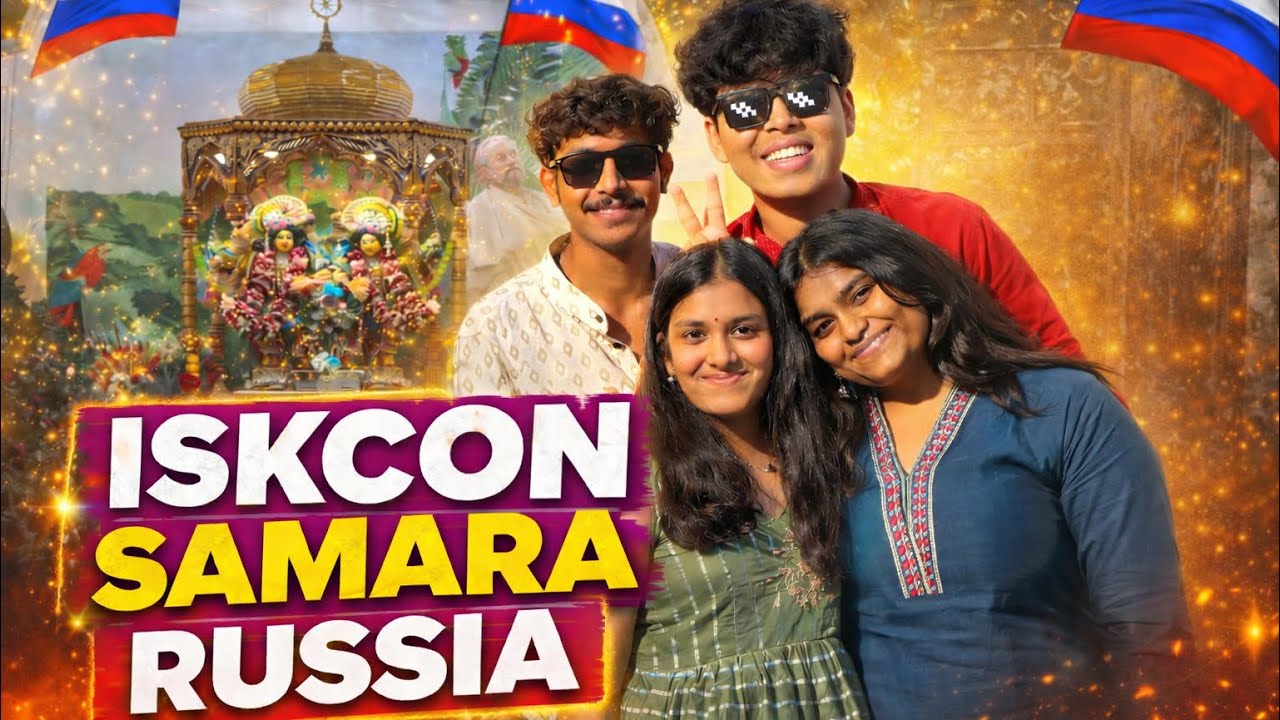 Hare Krishna in Russia?! 🇷🇺😳 | ISKCON Samara Fun Vlog