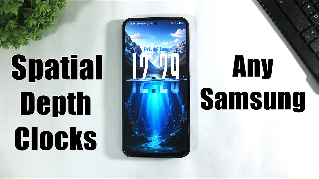 SPATIAL DEPTH Clocks On Any Samsung ONE UI 8 | Install This iOS 26 SPATIAL FEATURE In Your Samsung