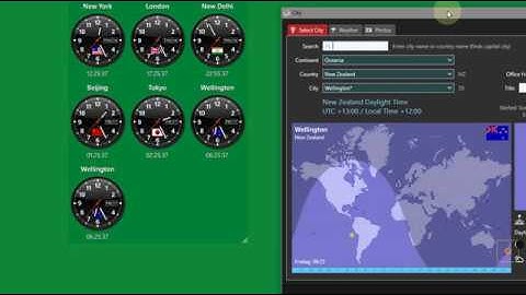 Sharp World Clock basics: adding new clocks