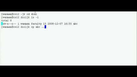 unix files and directories