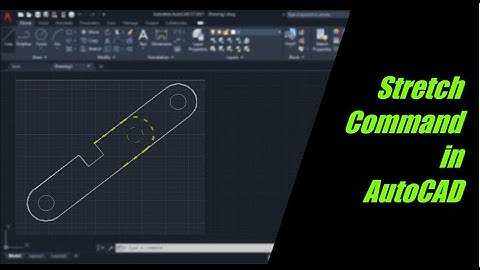 Stretch Command in AutoCAD in Bangla
