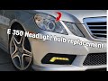 How to change headlamp bulbs in your Mercedes E class