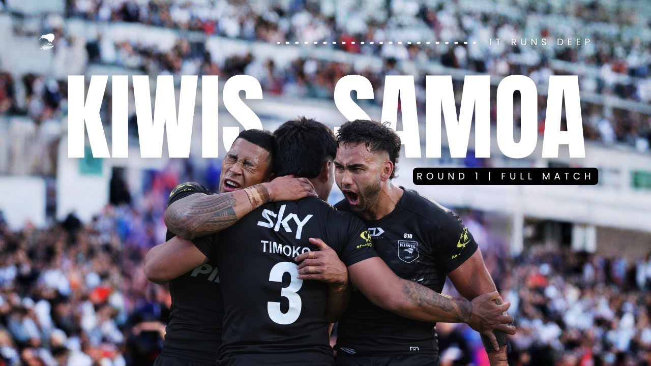 New Zealand Kiwis v Toa Samoa | 2025 Pacific Championships | Full Match Replay | Round 1