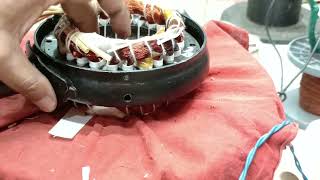 coolermotorwinding 3 blade cooler motor winding farata stand fan 24slot/ youtube youtuber