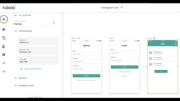 Use NoCode tool Adalo to Build Mini-Instagram in 10 minutes