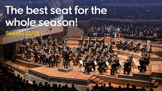 The best seat for the whole season in the Berliner Philharmoniker&#39;s Digital Concert Hall!