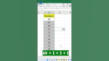 #excel Master #hack | Percentage #tricks | #shorts