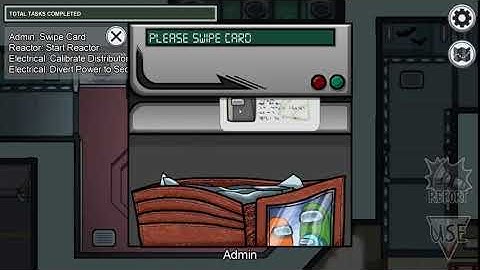 [Among Us] Easy Admin Card Swipe Trick