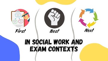 First, Best, Next, and Most | A Framework for LCSW/LMSW Exam Success || LCSWVIBES