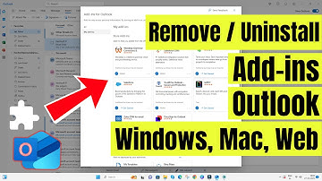 Uninstall Outlook Add-ins Windows, Mac, Web  | Remove Add-ins from Outlook Microsoft 365