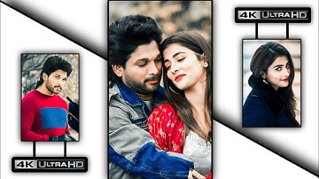 Main Agar Kahoon Song 4k Full Screen Status ।। Allu Arjun , Pooja Hegde Status ।। New Love Status ।।