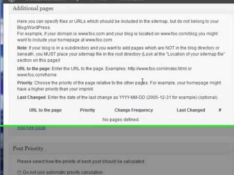 Wordpress Tutorial | Google XML Sitemap Plugin Help