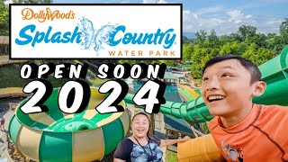 WATCH THIS ALL Water Slides of Dollywood’s Splash Country 2024
