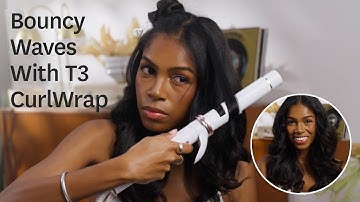 Bouncy Waves With the T3 CurlWrap Automatic Curling Iron