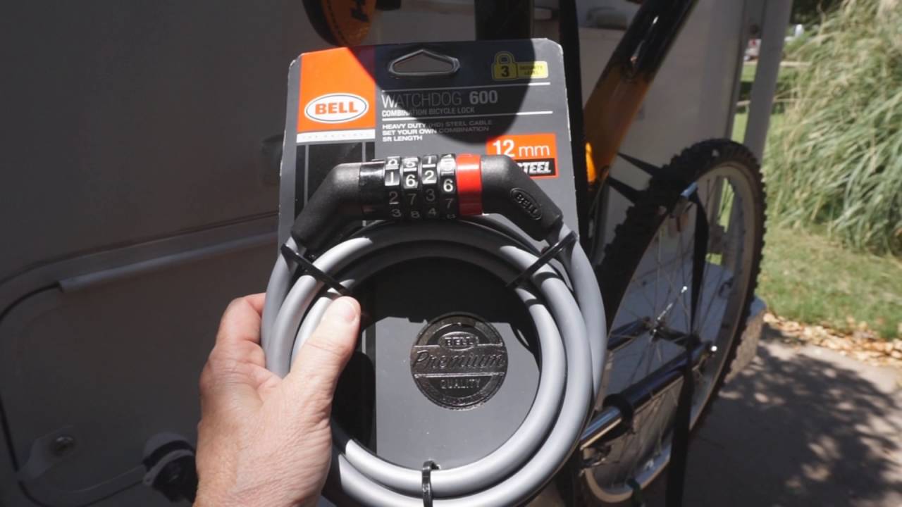 securing bike to bike rack