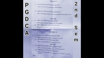 IT trands and technologies PGDCA exam paper | Makhanlal chaturvedi University Bhopal #shorts #exam