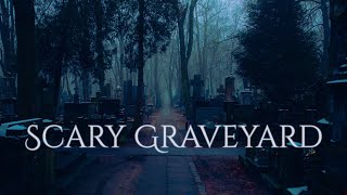 Scary Graveyard ambience and music | creepy atmosphere/halloween ambience of a cemetery