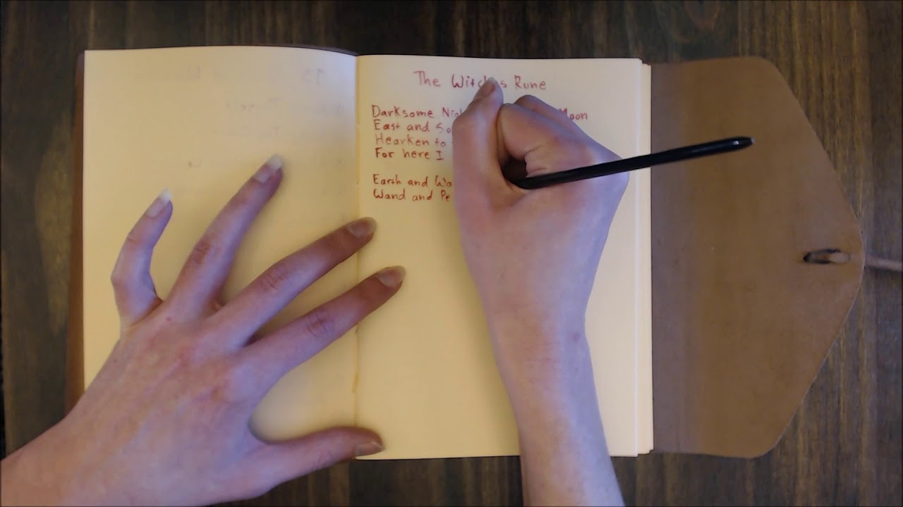 Making a Solitary Book of Shadows (E5) - YouTube
