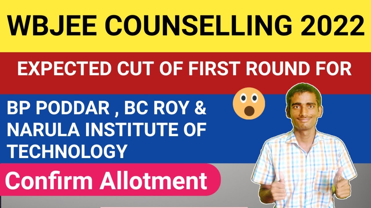 EXPECTED CUT OFF 🔥FOR BP PODDAR , BC ROY, NARULA  in first round😇 | 