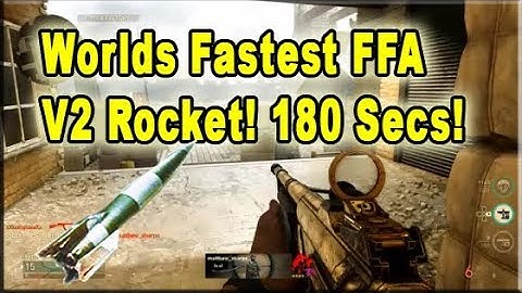 WORLDS FASTEST FFA V2 ROCKET 180 Secs!