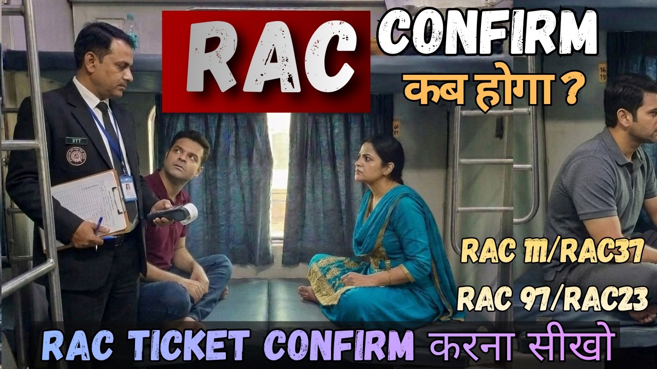 कितने नंबर तक RAC Ticket Confirm कब होगा ? RAC Conformation Chances ...