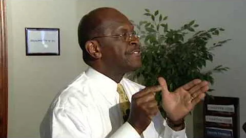 Hermain Cain Pitches Himself To Local Republicans