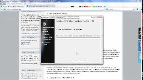HP UFT QTP Training hd