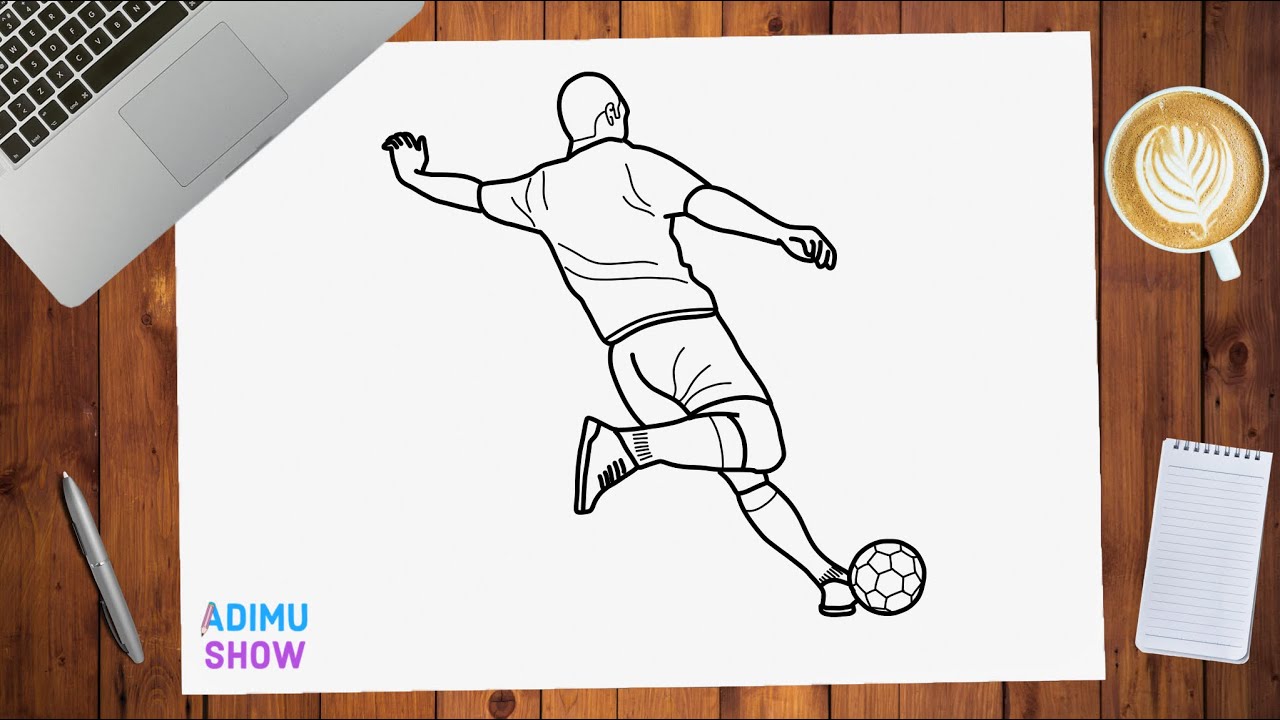 Single continuous line drawing of two football  Stock Illustration  81733310  PIXTA