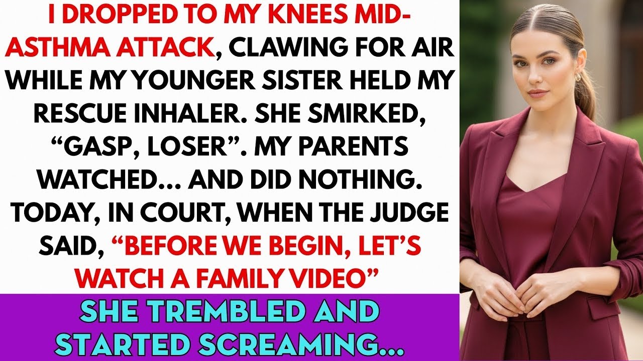 My Sister Held My Inhaler Mid Asthma Attack, Sneering 'Gasp, Loser ' Today She Trembled Before Court