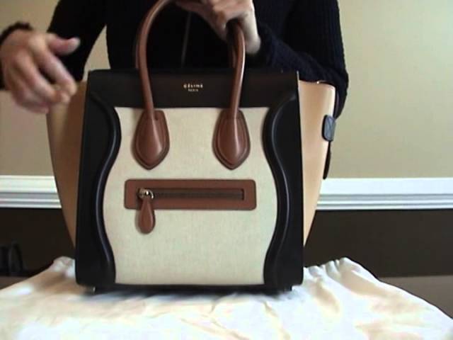 Bag Review: Celine Micro Luggage Smiley Face Bag - Lollipuff