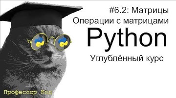 Матрицы. Операции с матрицами | Python: углубленный курс| Профессор код