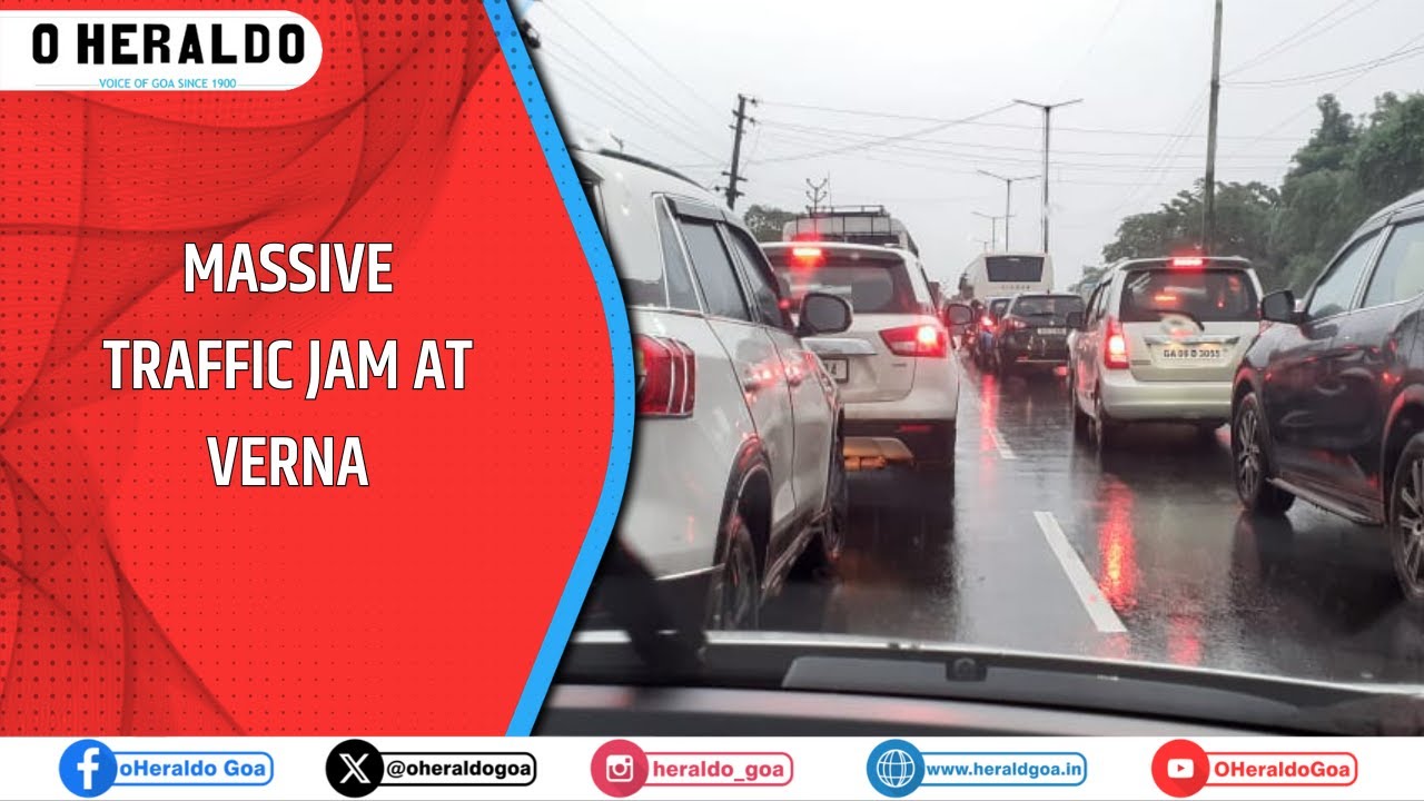 MASSIVE TRAFFIC JAM AT VERNA