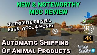 Automatic Shipping of Animal Products | Mod Review | Farming Simulator 22