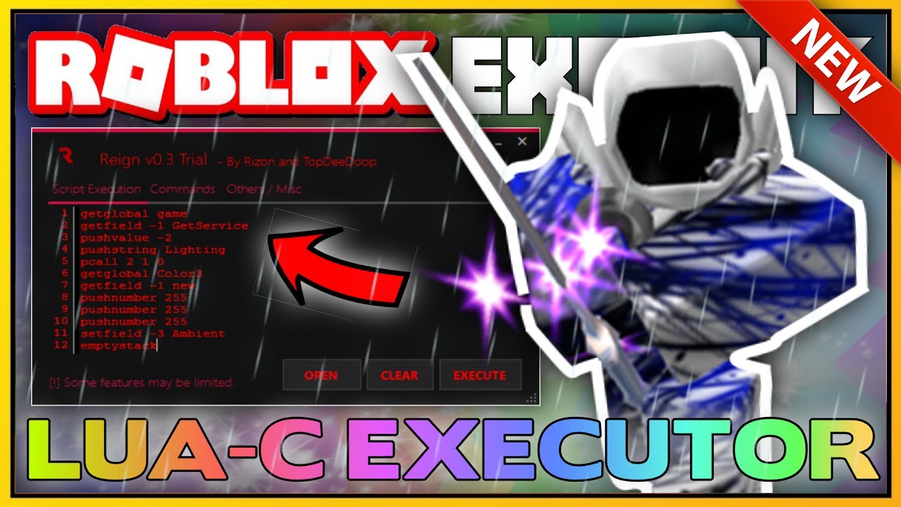 New Roblox Exploit Reign Patched Full Lua C Script Executor 30 Cmds July 7th Youtube - roblox lua c scripts for games