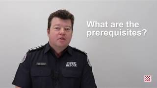 Prerequisites for Officers - ACO Gavin Thompson