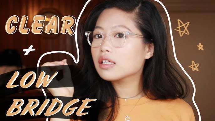 Glasses Try On Haul for Low Bridge Noses