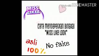 *torurial cara mendapatkan bingkai miss like lock