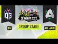 Dota2 - OG vs Alliance - Game 2 - ESL One Germany 2020 - Group Stage