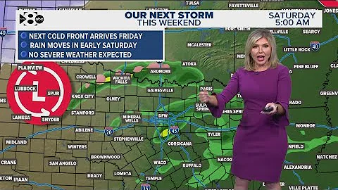 DFW Weather | Another storm possible this weekend in 14 day forecast