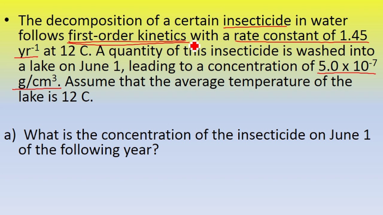 Integrated Rate Law.  (Adv Chem Ch. 5, Part 5)