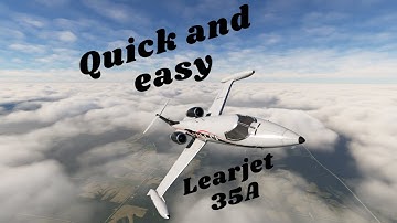 Short and Simple Startup - Autopilot Demo | Learjet 35 A | Microsoft Flight Simulator 2020