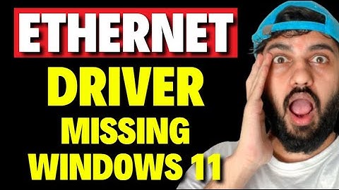 Ethernet Driver Missing Windows 11