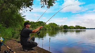 Post Spawn Carp Fishing ACTION (Double Trouble) Rig Talk