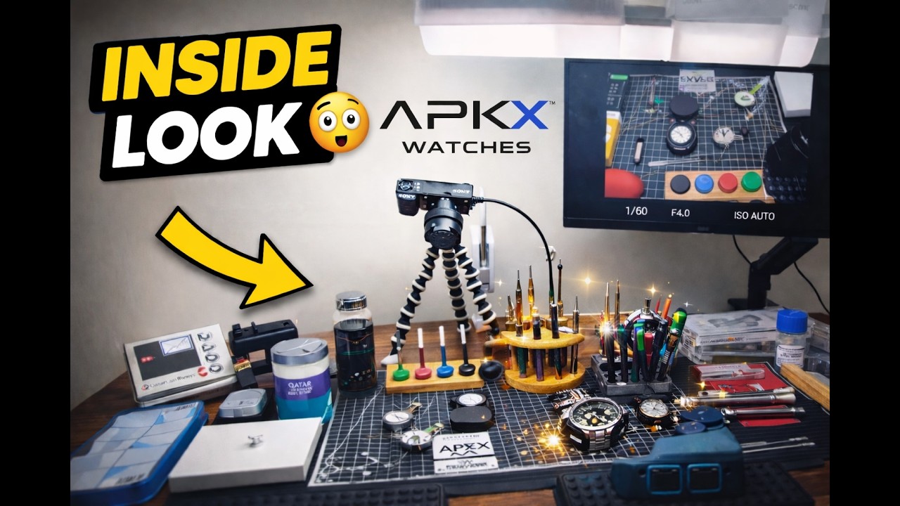 My First Video 🔥 From Hobby to Brand: A Tour of my APKX WATCHES ...