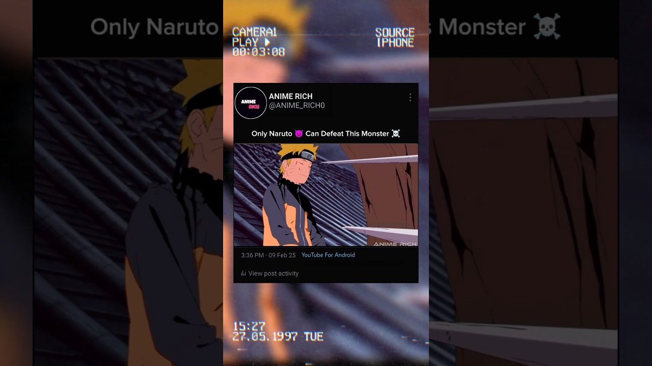 Everyone Help Naruto 🔥 Because Only Naruto 😈 Can Defeat This Monster ☠️ #naruto #shorts